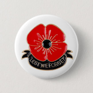 Remembrance Day Ronde Button 5,7 Cm