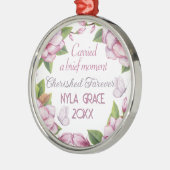 Remembrance Miscarriage, stillborn keepsake Metalen Ornament (Links)