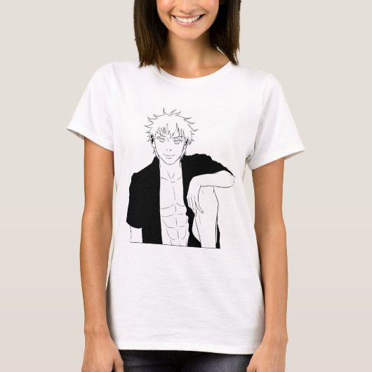 Remera Gojo Blanca T-shirt (Voorkant)
