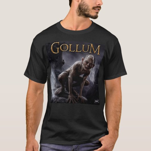 Remera Negra Gollum 2 T-shirt (Voorkant)