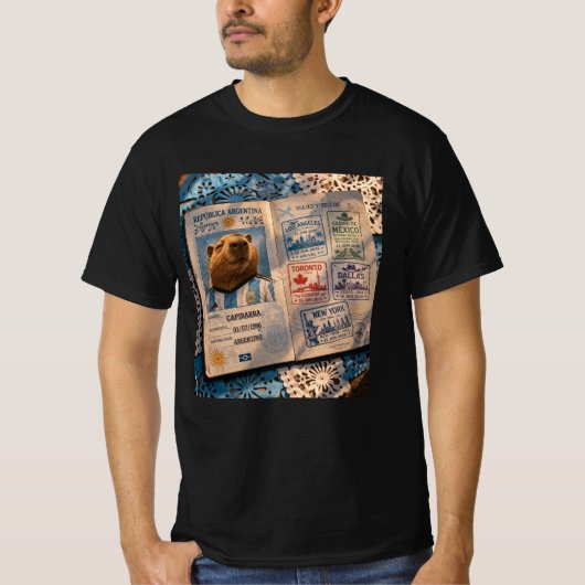   Remera Pasaporte Capibarra T-shirt (Voorkant)