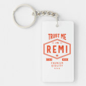 Remi - Gepersonaliseerde naam Birthday Gift Sleutelhanger (Voorkant)