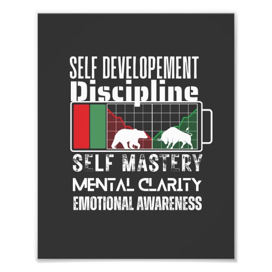 Reminder and motivation | Forex mindset Foto Afdruk (Voorkant)