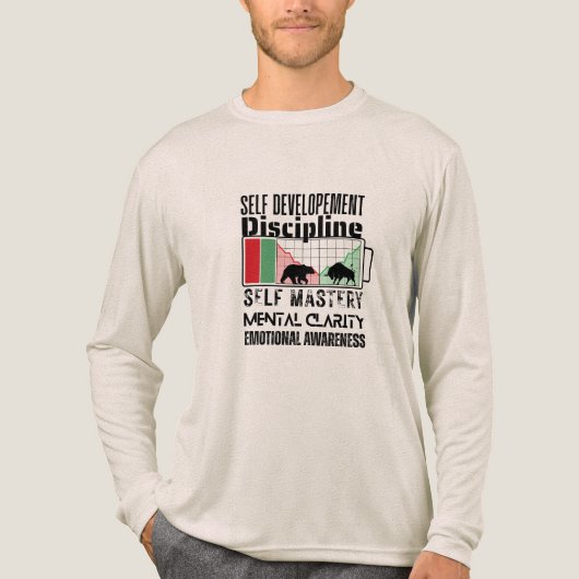 Reminder and motivation | Forex mindset Tri-Blend Shirt (Voorkant volledig)