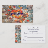 REMINDER Business Service-kaarten passen hartversc Afsprakenkaartje (Voorkant / Achterkant)