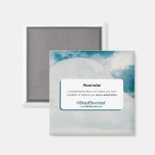 "Reminder" Magnet (Voorkant / Achterkant)