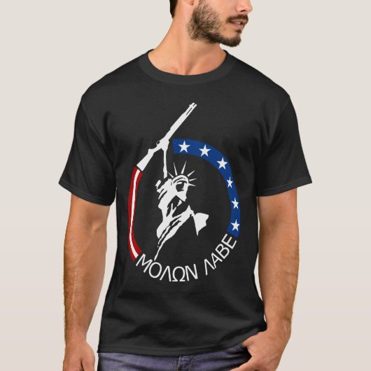 Remington 870 - MOLON LABE T-shirt (Voorkant)