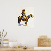 Remington - Arizona Cowboy, 1901 Poster (Keuken)