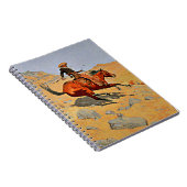 Remington - De Cowboy, beroemd schilderij Notitieboek (Rechterzijde)