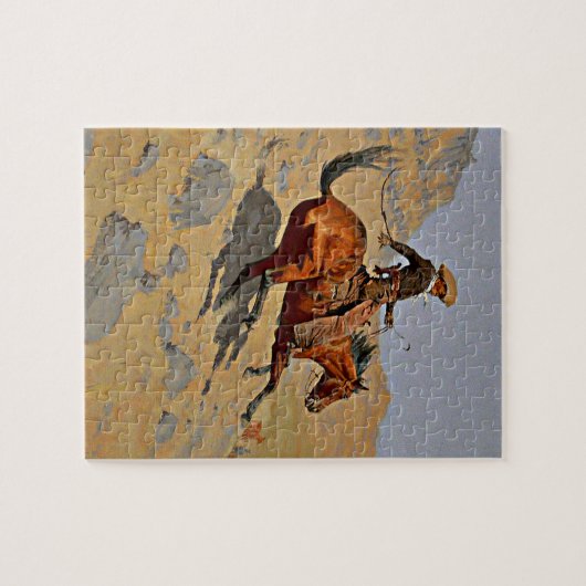 Remington de Cowboy Legpuzzel (Horizontaal)