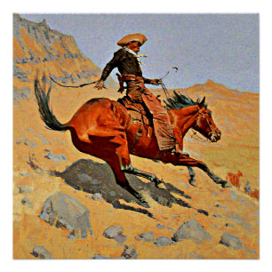 Remington - De Cowboy, Perfect Poster