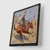 Remington: De cowboy, Vierkante Klok (Hoek)