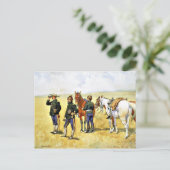 Remington - De Scouting Party, cowboy art Briefkaart (Staand voorkant)