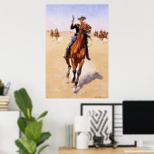 Remington - De Trooper, populaire kunst Poster (Thuiskantoor)