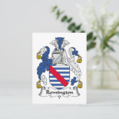 Remington Family Crest Briefkaart (Staand voorkant)