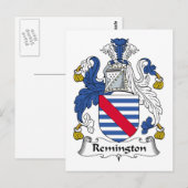 Remington Family Crest Briefkaart (Voorkant / Achterkant)
