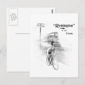 Remington-fietsen Briefkaart (Voorkant / Achterkant)