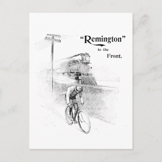 Remington-fietsen Briefkaart (Voorkant)
