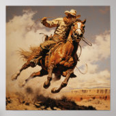  Remington geschilderd Cowboy Art Poster - Auth (Voorkant)