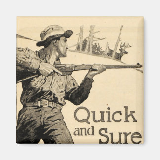  Remington geweer Quick Sure Pistool Ad Magnet