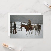 Remington - Herfst van de Cowboy, Kaart (Voorkant / Achterkant in situ)