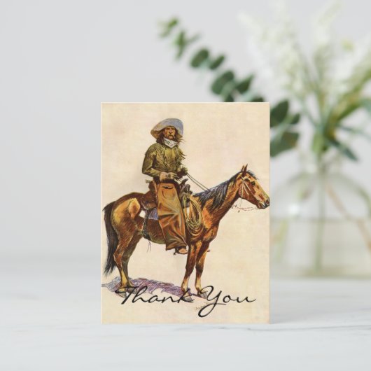 Remington is An Arizona Cowboy Briefkaart (Staand voorkant)