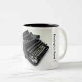Remington Model 1-typemachine Tweekleurige Koffiemok (Voorkant rechts)
