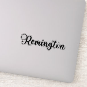 Remington Naam - Handgeschreven kalligrafie Sticker