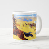 Remington Old West Horse and Cowboy Grote Koffiekop (Voorkant rechts)