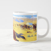 Remington Old West Horse and Cowboy Grote Koffiekop (Rechts)