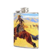 Remington Old West Horse and Cowboy Heupfles (Links)