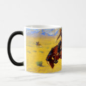 Remington Old West Horse and Cowboy Magische Mok (Links)