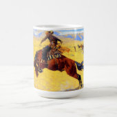 Remington Old West Horse and Cowboy Magische Mok (Midden)