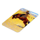 Remington Old West Horse and Cowboy Magneet (Linkerzijde)