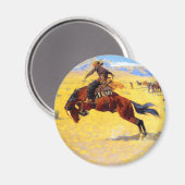 Remington Old West Horse and Cowboy Magneet (Voorkant / Achterkant)