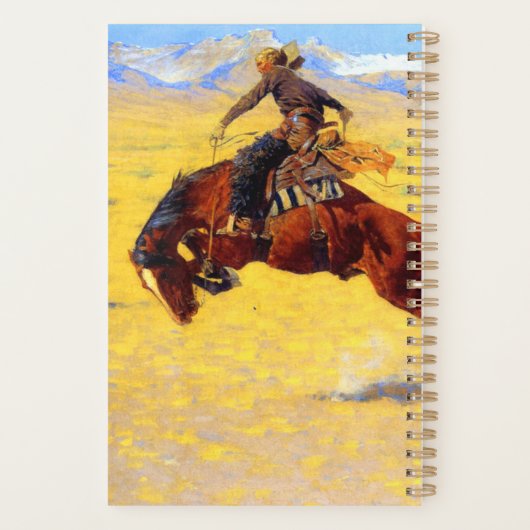 Remington Old West Horse and Cowboy Planner (Achterkant)