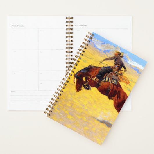 Remington Old West Horse and Cowboy Planner (Display)
