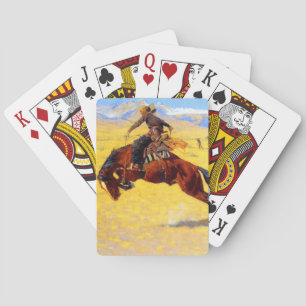 Remington Old West Horse and Cowboy Pokerkaarten