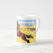 Remington Old West Horse and Cowboy Porselein Kop (Voorkant rechts)