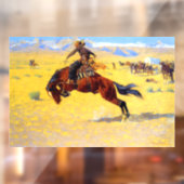 Remington Old West Horse and Cowboy Raamsticker (Vel 2)