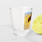 Remington Old West Horse and Cowboy Shot Glas (Links)