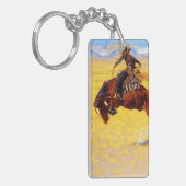Remington Old West Horse and Cowboy Sleutelhanger (Voorkant Links)