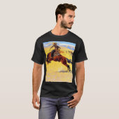 Remington Old West Horse and Cowboy T-shirt (Voorkant volledig)