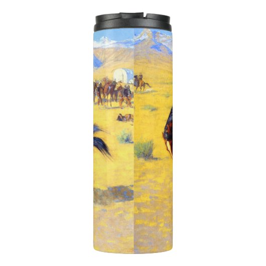 Remington Old West Horse and Cowboy Thermosbeker (Achterkant)