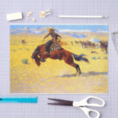Remington Old West Horse and Cowboy Tissuepapier (Craft)