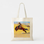 Remington Old West Horse and Cowboy Tote Bag (Achterkant)