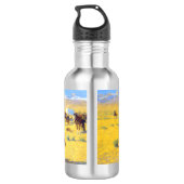 Remington Old West Horse and Cowboy Waterfles (Achterkant)