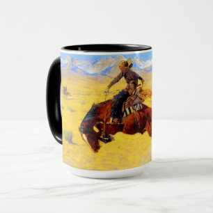 Remington Old West Paard en Cowboy Mok
