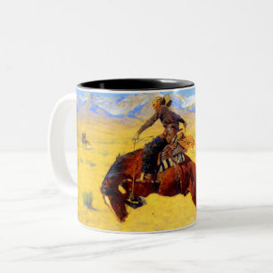 Remington Old West Paard en Cowboy Tweekleurige Koffiemok