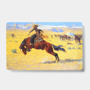 Remington Oude West Paard en Cowboy Badge